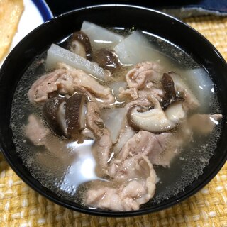 豚肉の中華スープ